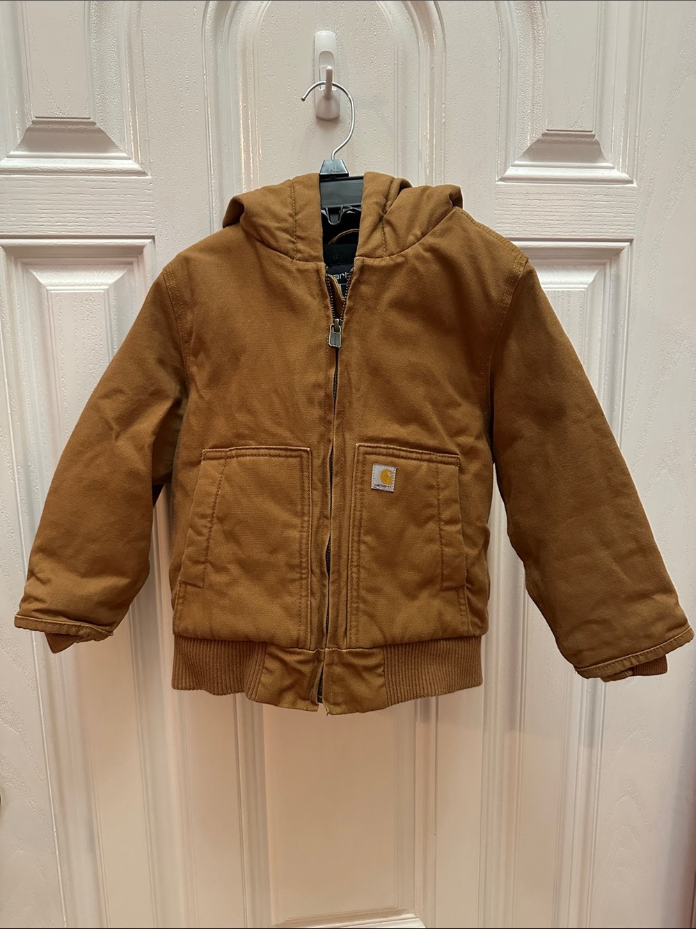 Carhartt Kids Hooded  Jacket in Brown size 4T